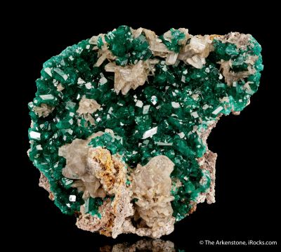 Dioptase with Cerussite