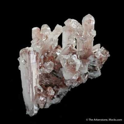 Hemimorphite with Calcite 'gems'