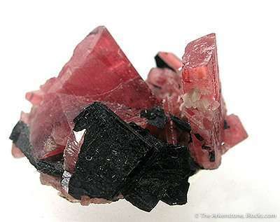 Rhodonite Twin With Bannisterite