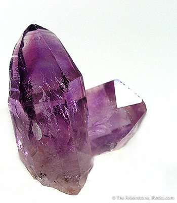 Amethyst With Water Bubble Inclusion