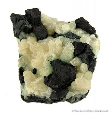 Chalcocite on Calcite