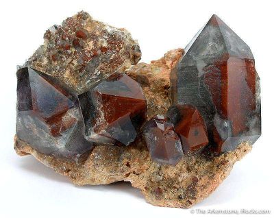 Quartz Var. Amethyst Included With Hematite