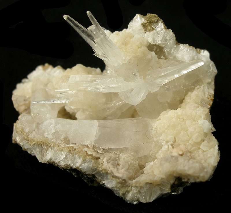 Stellerite and Calcite - PALA-356 - Calavera Quarry - USA Mineral Specimen