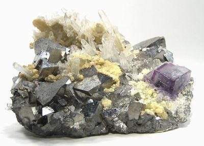 Arsenopyrite, Quartz, Fluorite