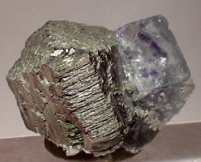 Arsenopyrite, Fluorite