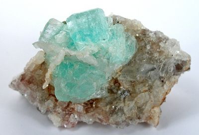 Beryl (Var: Emerald), Magnesite
