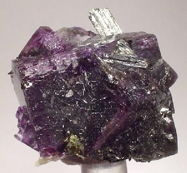 Bournonite, Fluorite, Bismuthinite