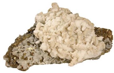 Calcite, Chalcopyrite, Quartz