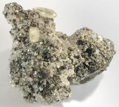 Calcite, Galena, Chalcopyrite