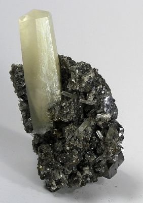 Calcite, Quartz, Chalcopyrite, Galena