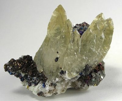 Calcite, Chalcopyrite