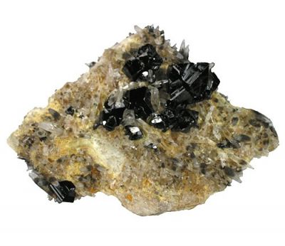Cassiterite, Quartz