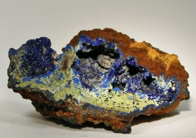 Chalcoalumite, Azurite