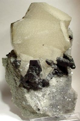 Chalcocite, Calcite