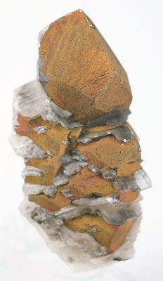 Chalcopyrite, Calcite