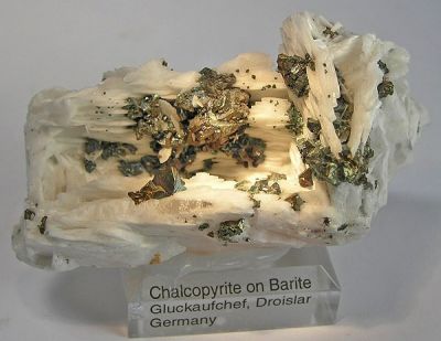 Chalcopyrite, Baryte
