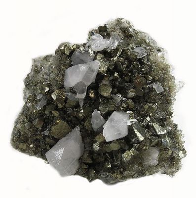 Chalcopyrite, Calcite, Quartz