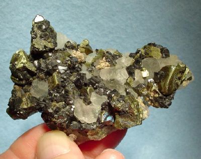 Chalcopyrite, Sphalerite, Calcite