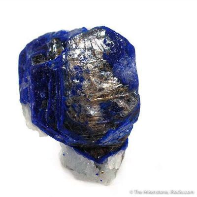 Lazurite (Lapis) Pseudomorphing After Muscovite