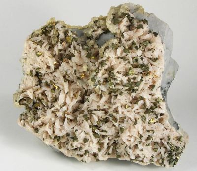 Chalcopyrite, Dolomite, Calcite