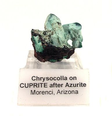 Chrysocolla, Cuprite, Azurite