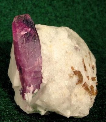 Corundum (Var: Ruby), Calcite, Phlogopite