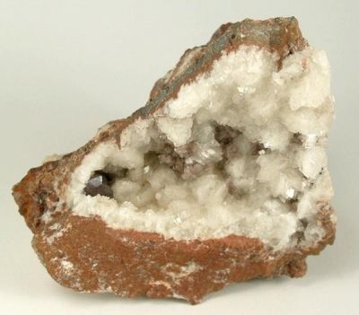 Cuprite, Calcite