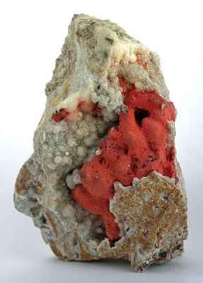 Cuprite (Var: Chalcotrichite), Smithsonite