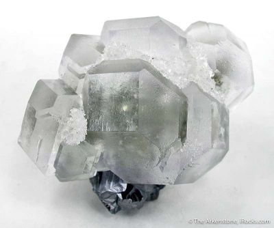 Fluorite With Galena, Quartz, Pyrite Inclusions