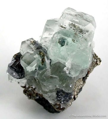 Fluorite With Galena & Pyrite Inclusions