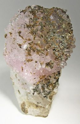 Eosphorite, Quartz (Var: Rose Quartz)