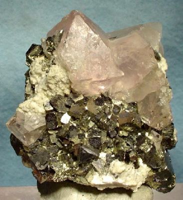 Fluorite, Pyrite, Sphalerite