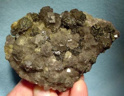 Fluorite, Sphalerite, Chalcopyrite