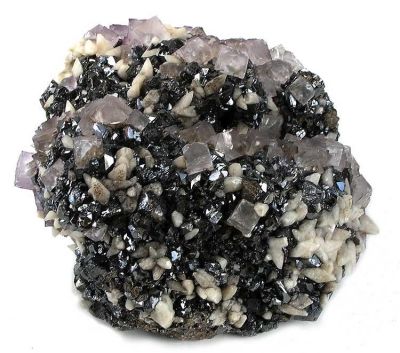 Fluorite, Sphalerite, Calcite