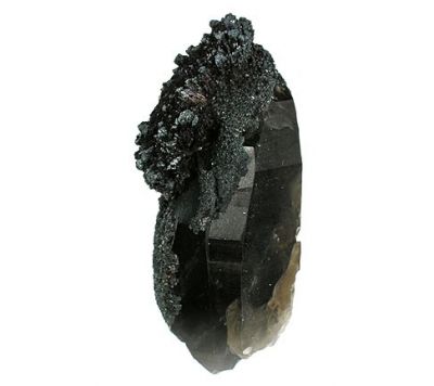 Goethite, Hematite, Siderite, Quartz (Var: Smoky Quartz)