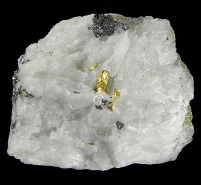 Gold, Hessite, Kutnohorite