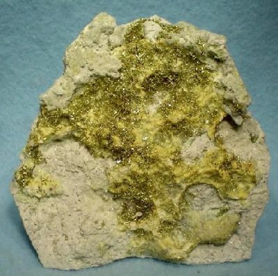 Gold, Calcite