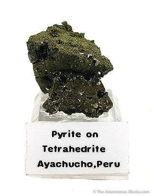 Chalcopyrite and Pyrite on Tetrahedrite