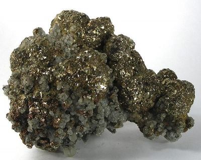 Pyrite, Calcite