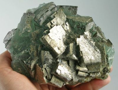 Pyrite, Calcite, Fluorite