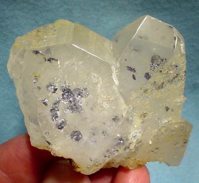 Quartz, Molybdenite