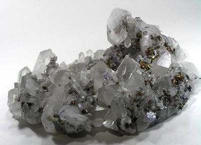 Quartz, Chalcopyrite, Arsenopyrite, Fluorite