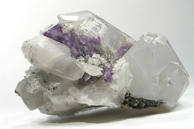 Quartz, Fluorite, Chalcopyrite