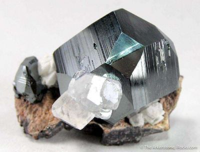 Hematite (Twinned) With Calcite