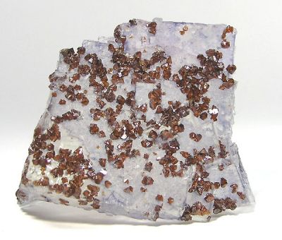 Sphalerite, Fluorite