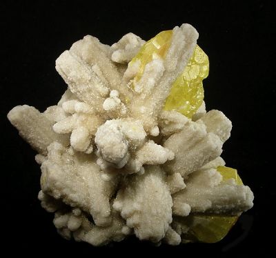 Sulfur, Calcite, Aragonite
