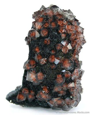 Quartz Included With Hematite on Specular Hematite