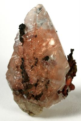 Copper in Calcite, With Copper