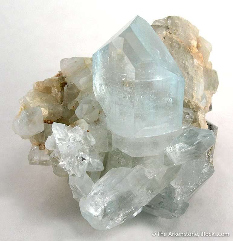 Blue Topaz - K-182 - Erongo Mountains - Namibia Mineral Specimen