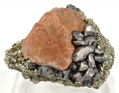 Fluorite With Galena, Pyrite